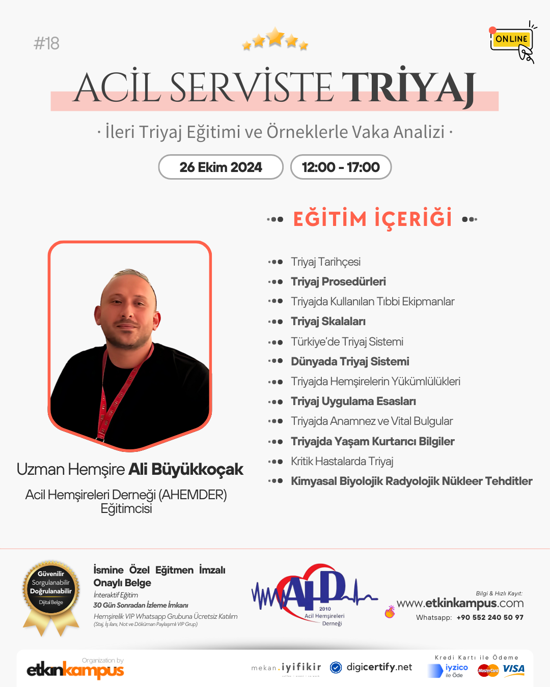 #18 Acil Serviste Triyaj Eğitimi