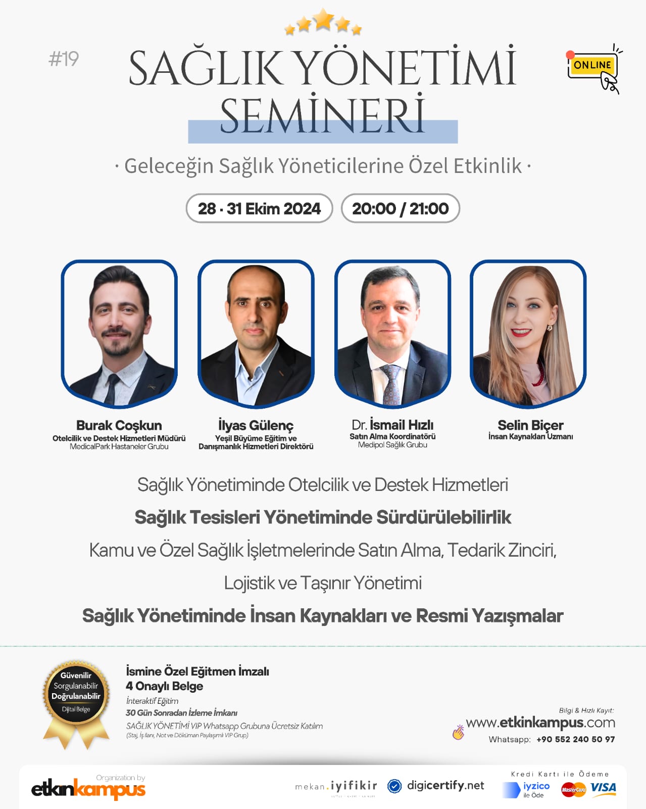 #19 Sağlık Yönetimi Semineri